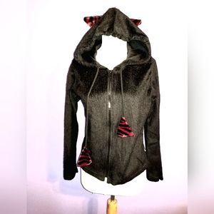 ISO vintage Serious brand fuzzy cat ear hoodie